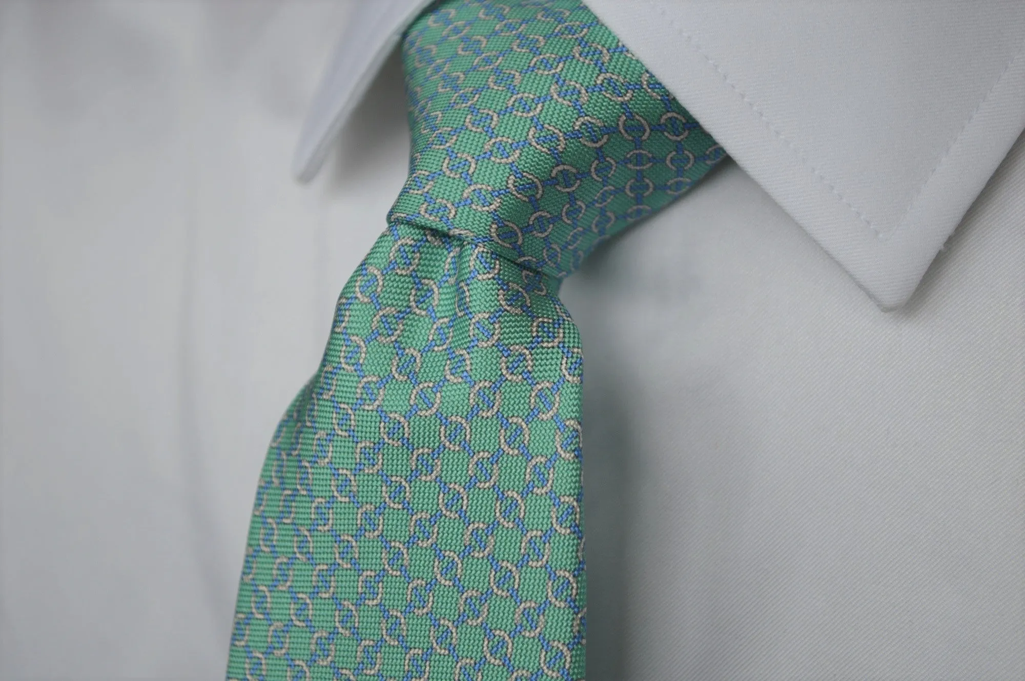 Rawlins Panama Link Tie Green sold by Mountain & Sackett product image thumbnail 2