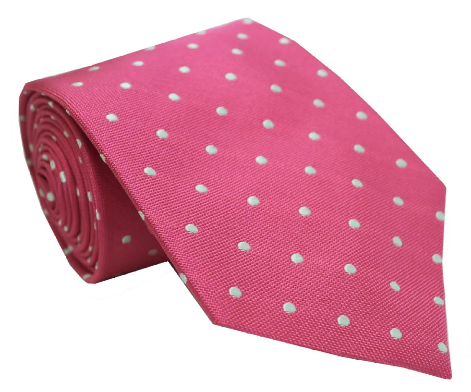 Ross Dot Pink Tie sold by Mountain & Sackett
