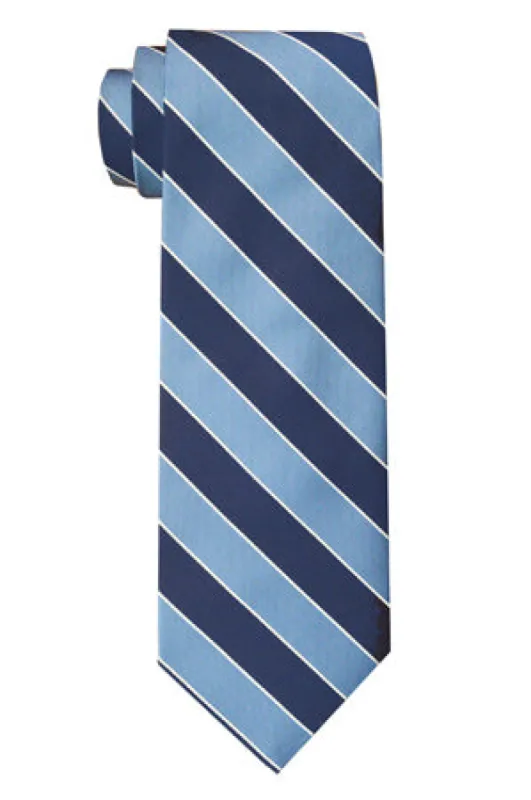 Sherman Striped Tie Blue sold by Mountain & Sackett