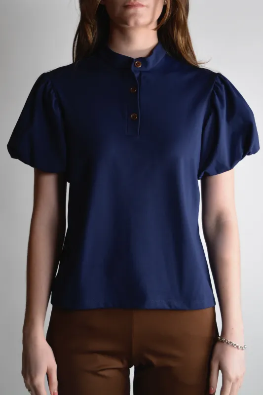 THE SOFIA POLO NAVY sold by The Garde