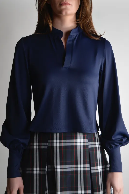 THE IVY POLO NAVY made by The Garde