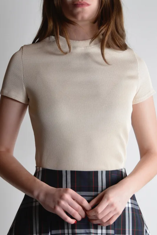 THE BRIDGETTE TEE PARCHMENT sold by The Garde