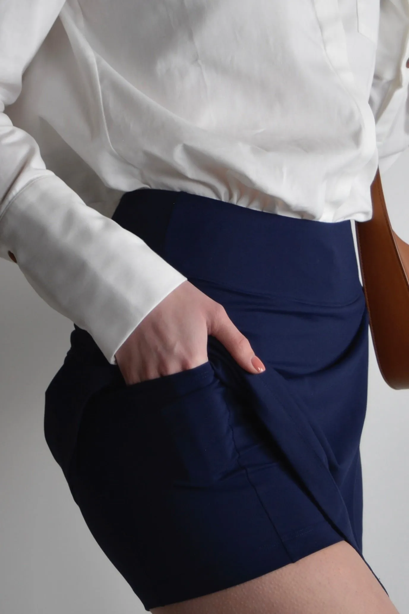 THE JANE SKIRT NAVY sold by The Garde product image thumbnail 4