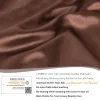 Tie Band Long Braids Butter Satin Bonnet | Brown sold by YANIBEST