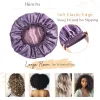 Butter Satin Double Layer Bonnet | Purple sold by YANIBEST
