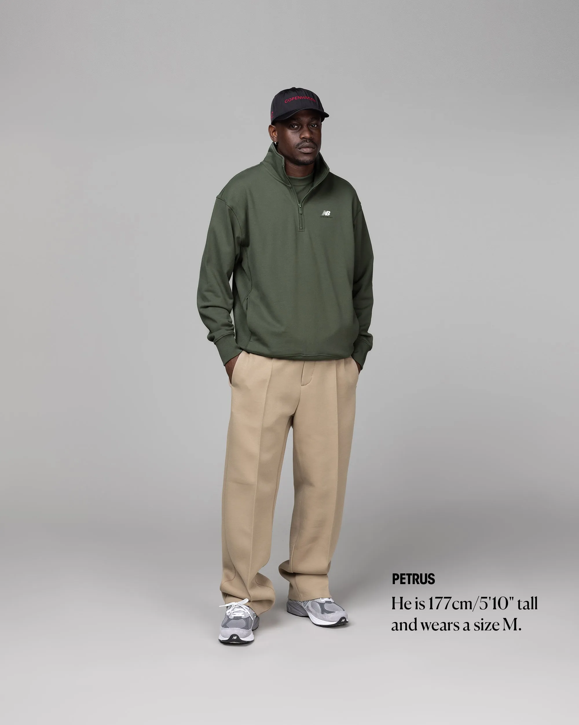 New Balance Athletics Remastered French Terry Quarter Zip sold by Asphalt Gold product image thumbnail 2