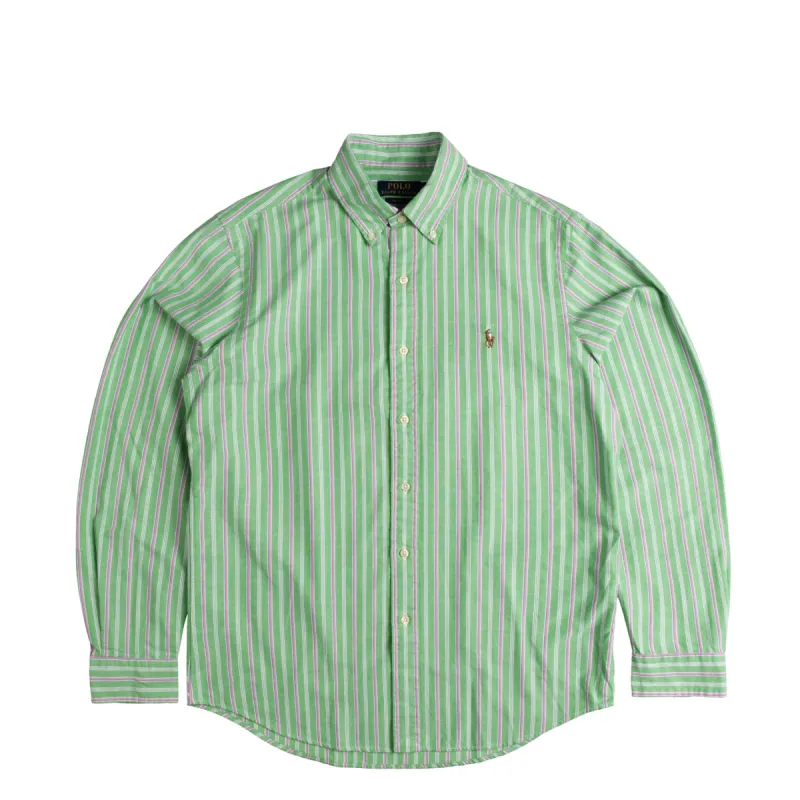 Polo Ralph Lauren Custom Fit Striped Oxford Shirt sold by Asphalt Gold