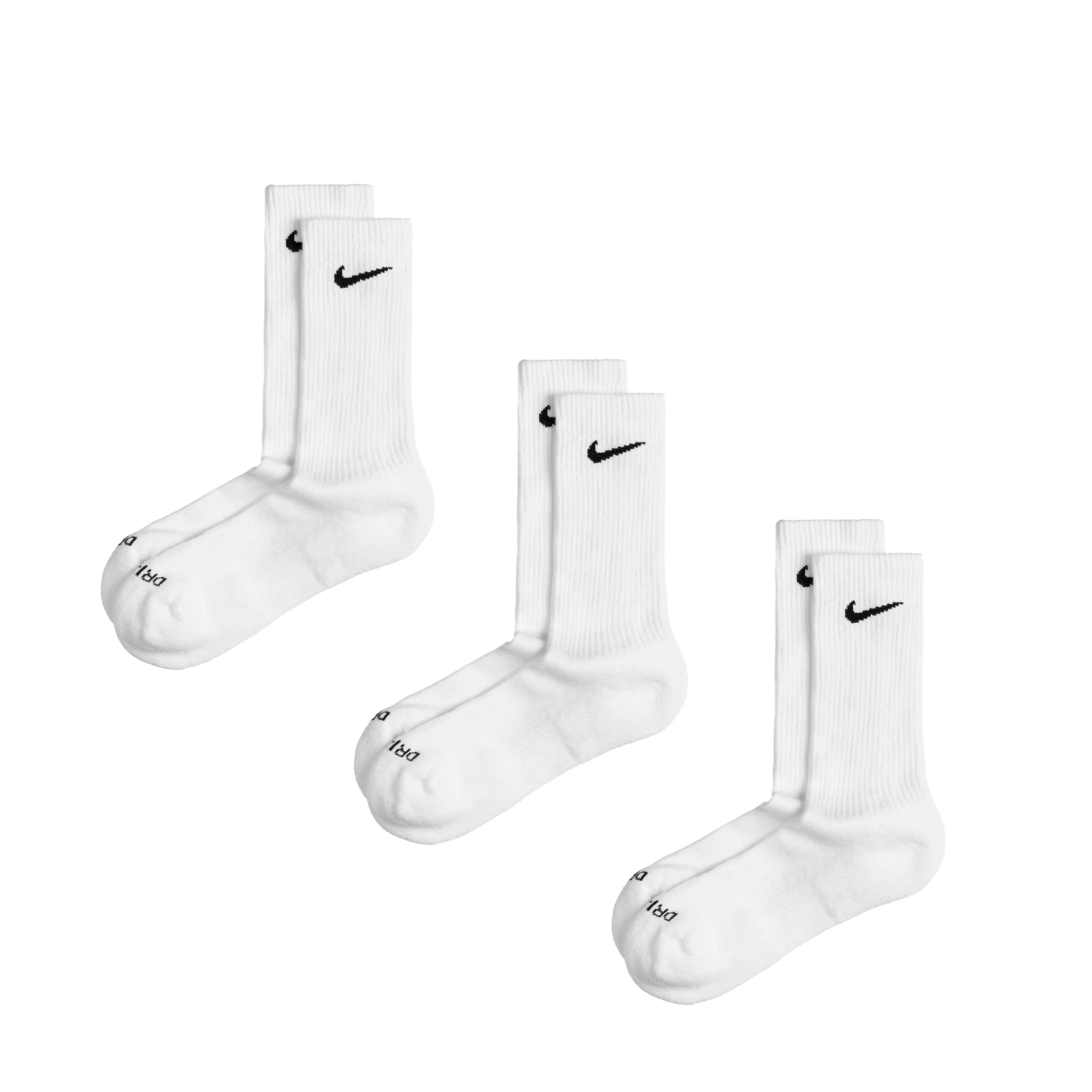 Nike Everyday Cushioned Crew Socks 3 Pack Plus sold by Asphalt Gold