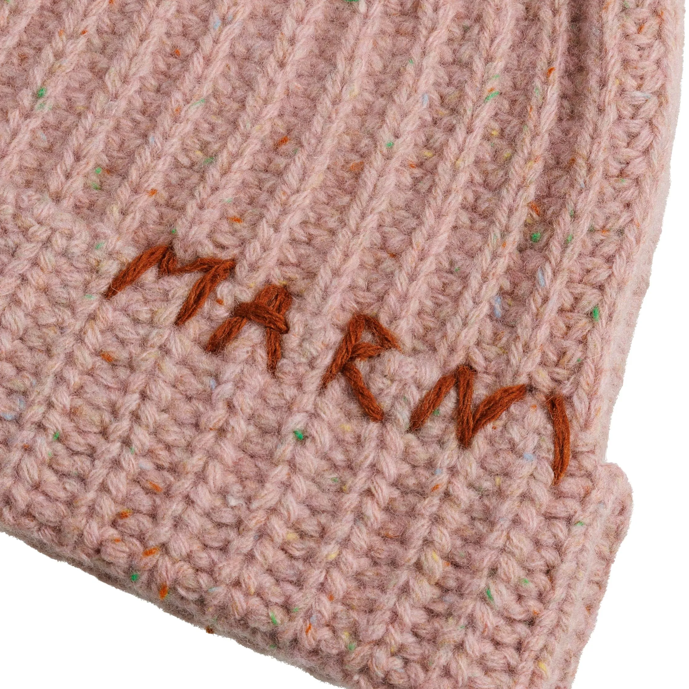 Marni Ribbed Beanie Whit Hand Stitched Logo sold by Asphalt Gold product image thumbnail 2