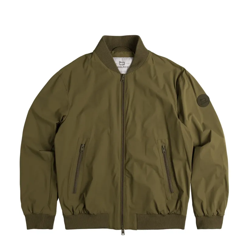 Woolrich Matt Stretch Bomber sold by Asphalt Gold