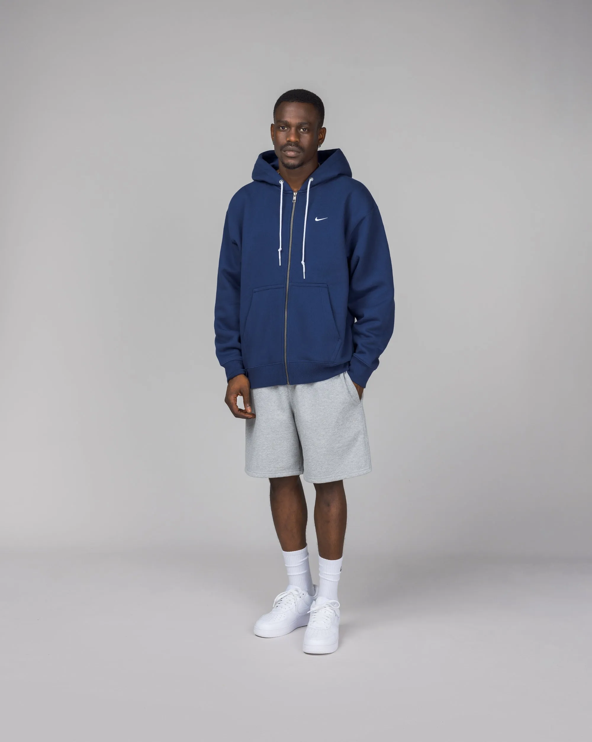 Nike Solo Swoosh Full-Zip Hoodie sold by Asphalt Gold product image thumbnail 2