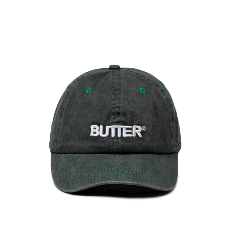 Butter Goods	Rounded Logo 6 Panel Cap sold by Asphalt Gold