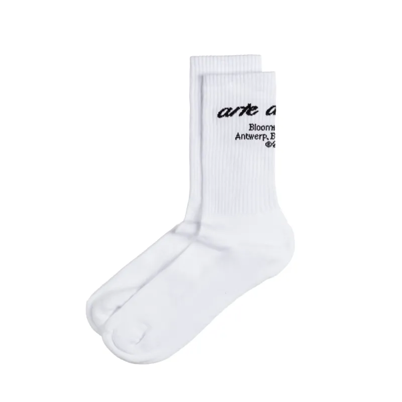 Arte Antwerp Blooming Ideas Logo Socks sold by Asphalt Gold