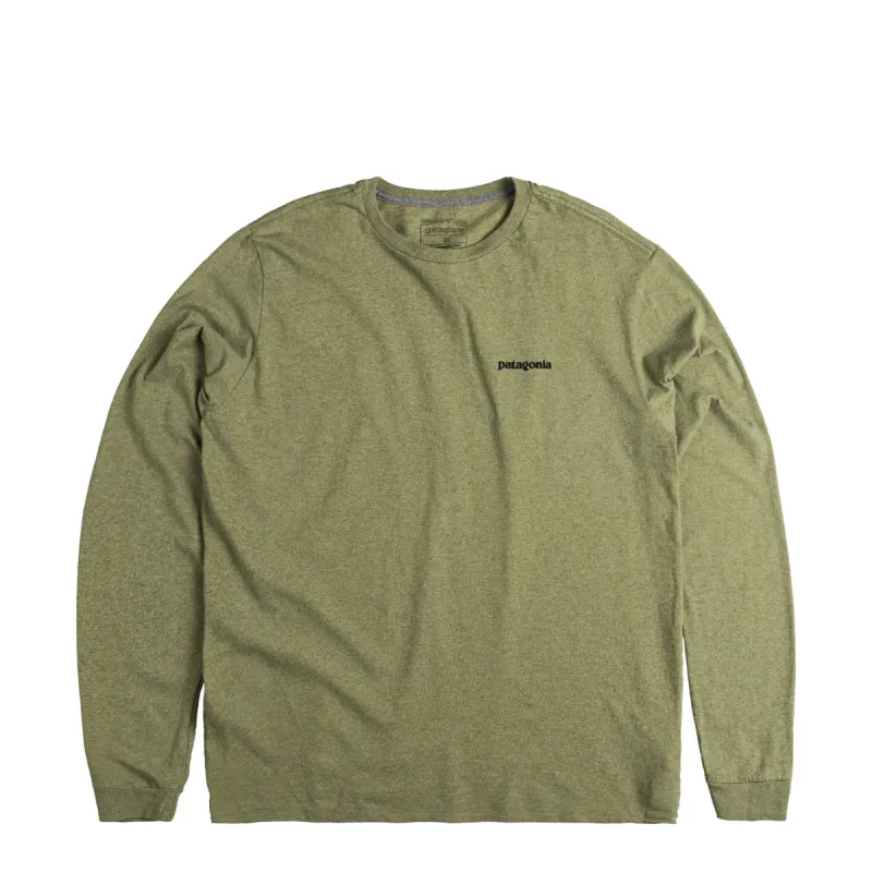 Patagonia L/S P-6 Logo Responsibili-Tee sold by Asphalt Gold