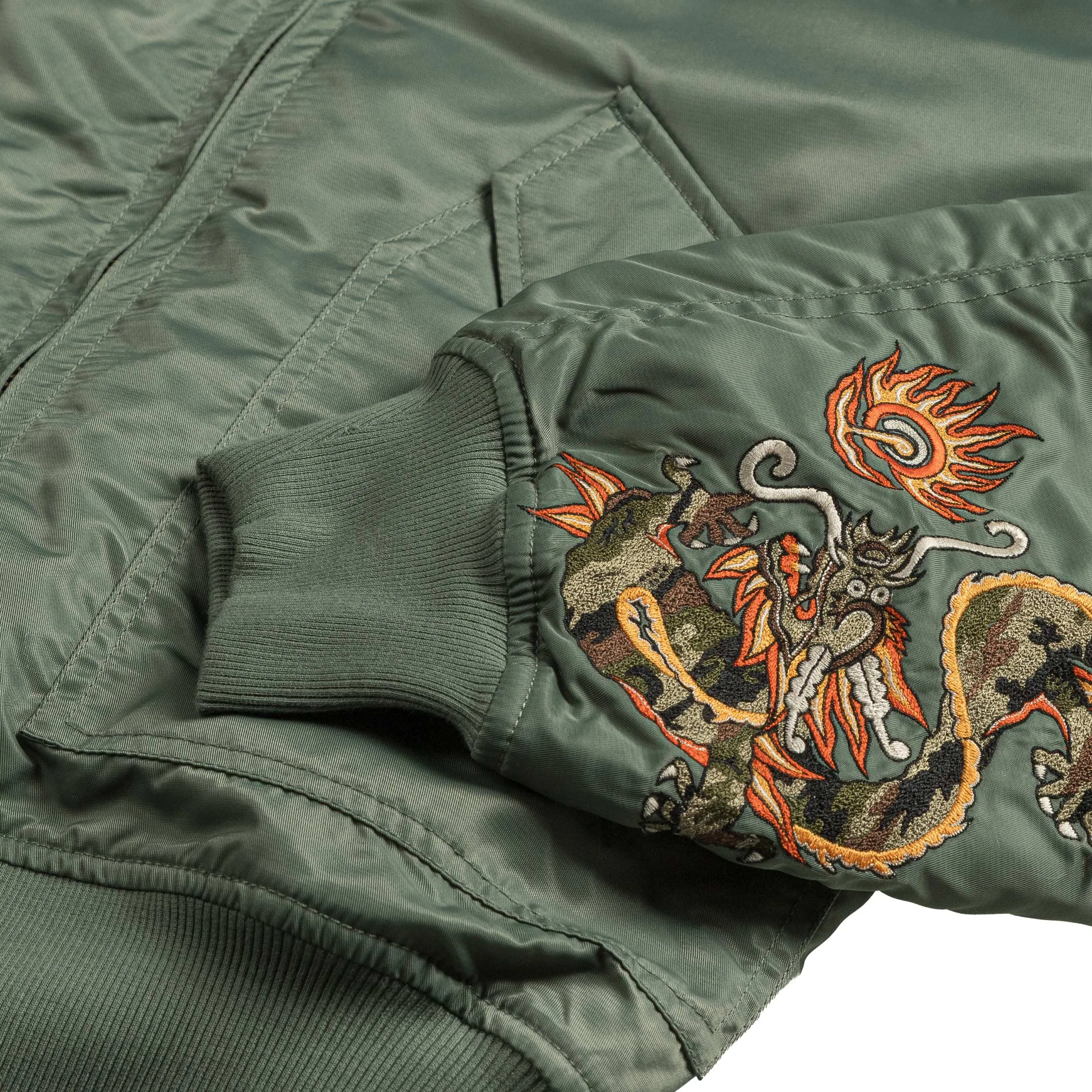 Maharishi Dragon CWU-45 Flight Jacket sold by Asphalt Gold product image thumbnail 5