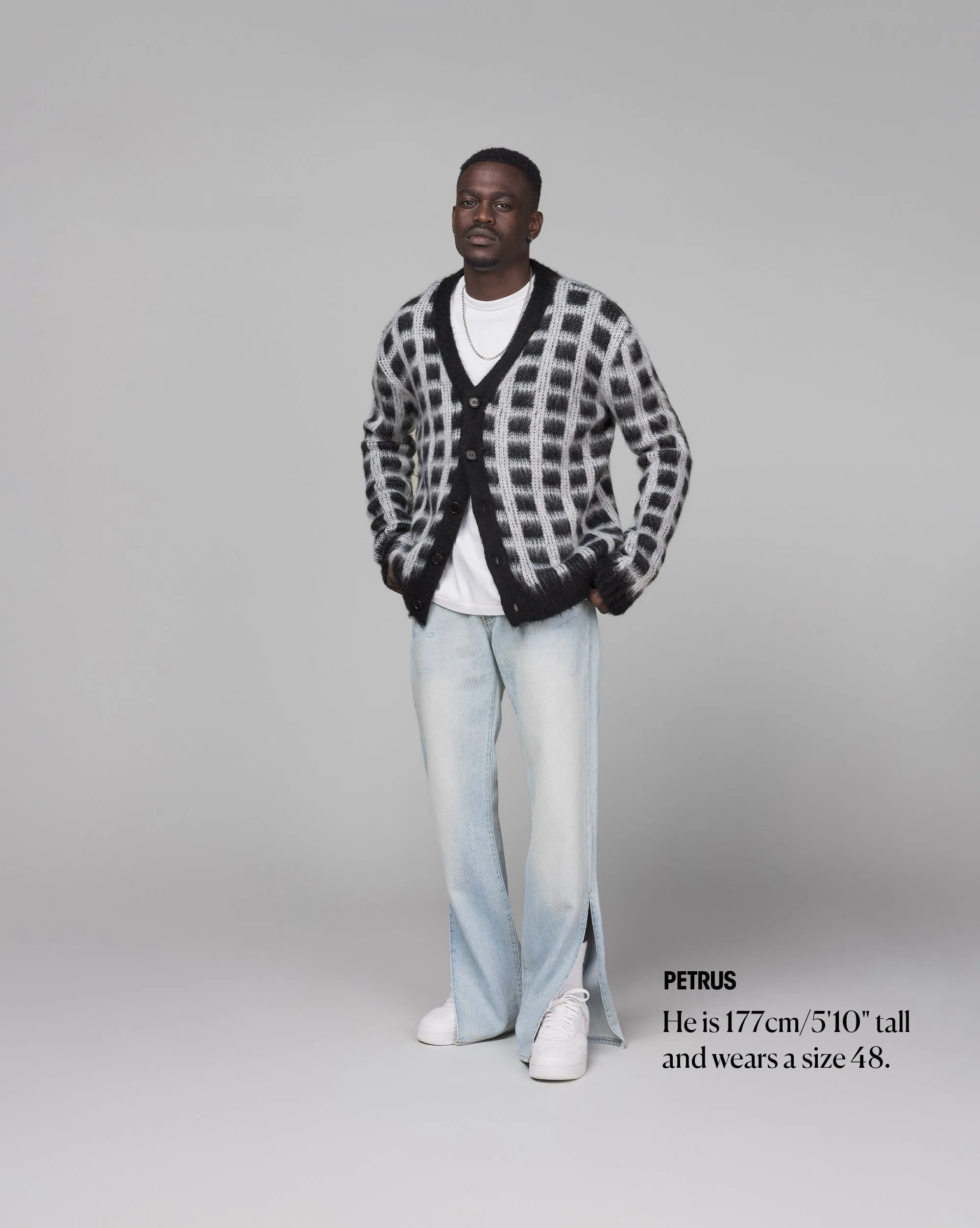 Marni Brushed Check Fuzzy Wuzzy Cardigan sold by Asphalt Gold product image thumbnail 2