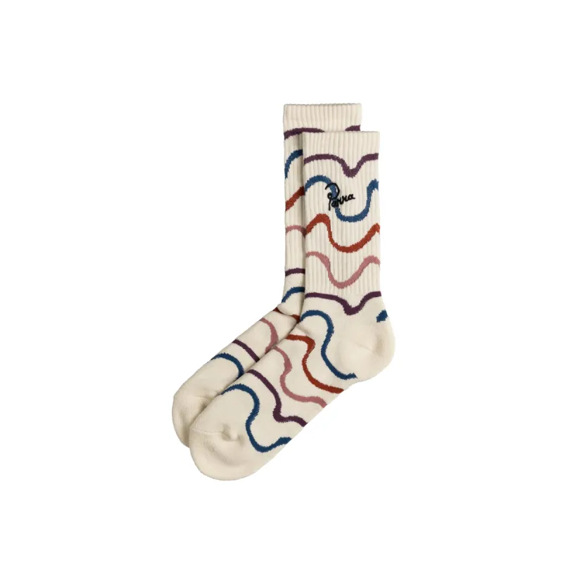 By Parra Wave Crew Socks sold by Asphalt Gold