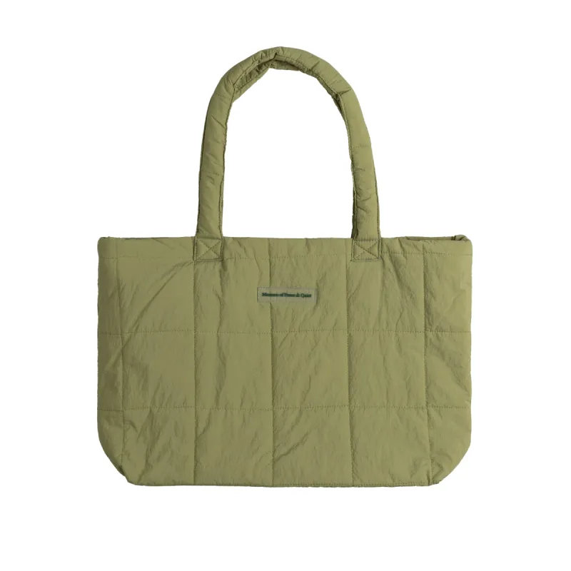 Museum of Peace & Quiet MoPQ Nylon Quilt Tote sold by Asphalt Gold