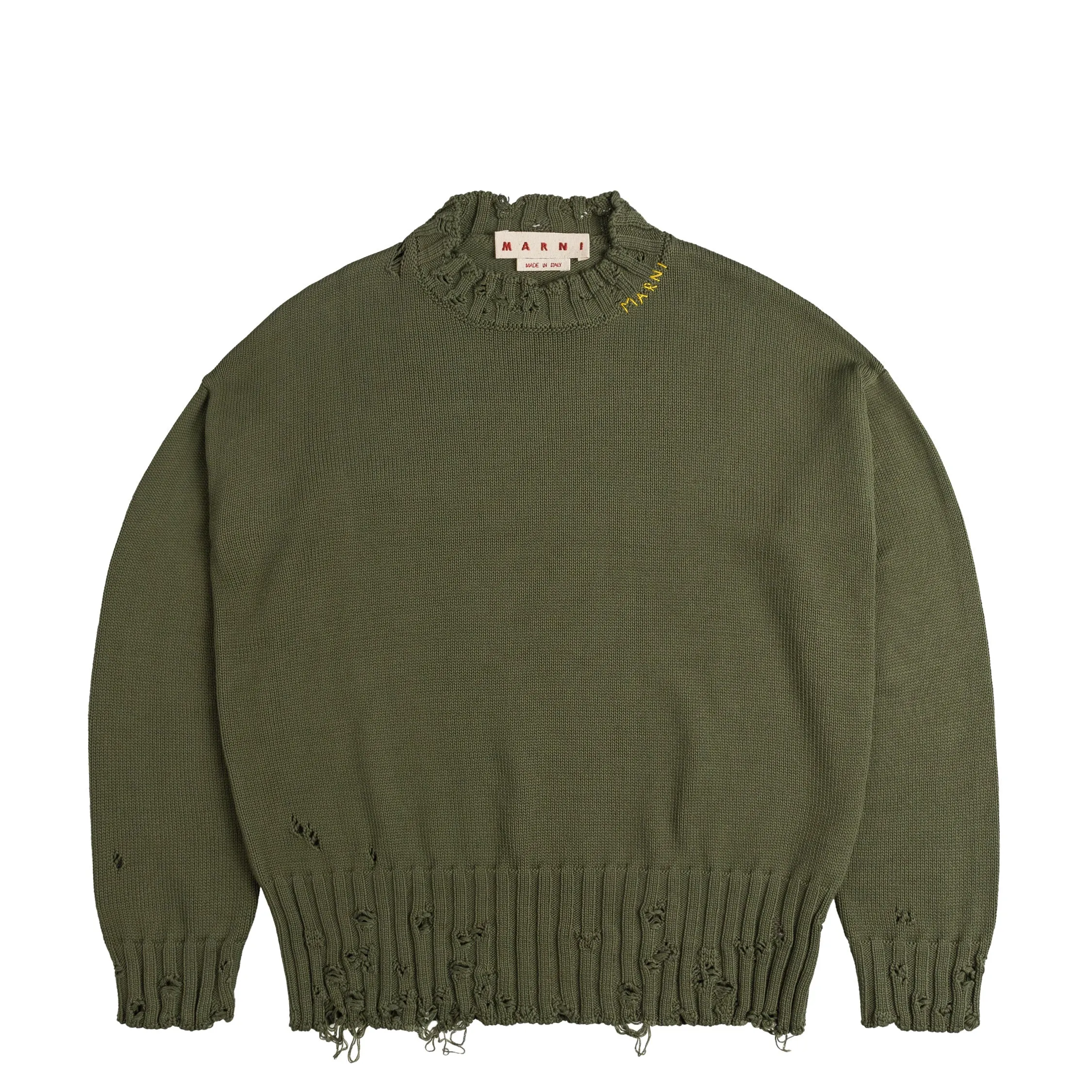 Marni Twisted Crewneck Sweater sold by Asphalt Gold