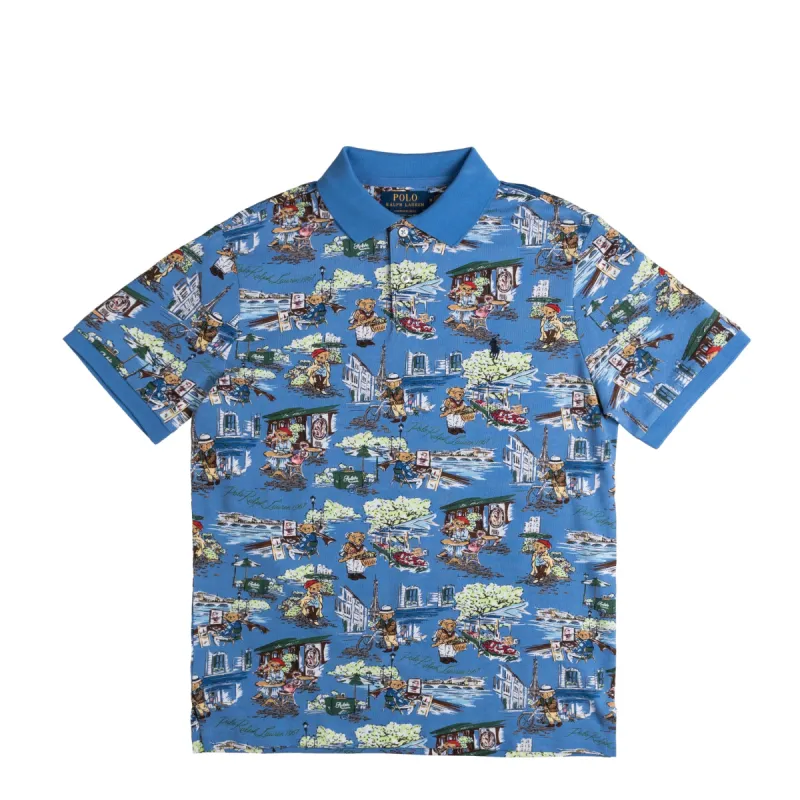 Polo Ralph Lauren Custom Polo Bear Mesh Polo Shirt sold by Asphalt Gold