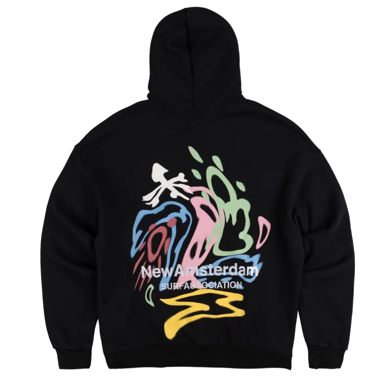 New Amsterdam Surf Association Weather Icon Hoodie sold by Asphalt Gold
