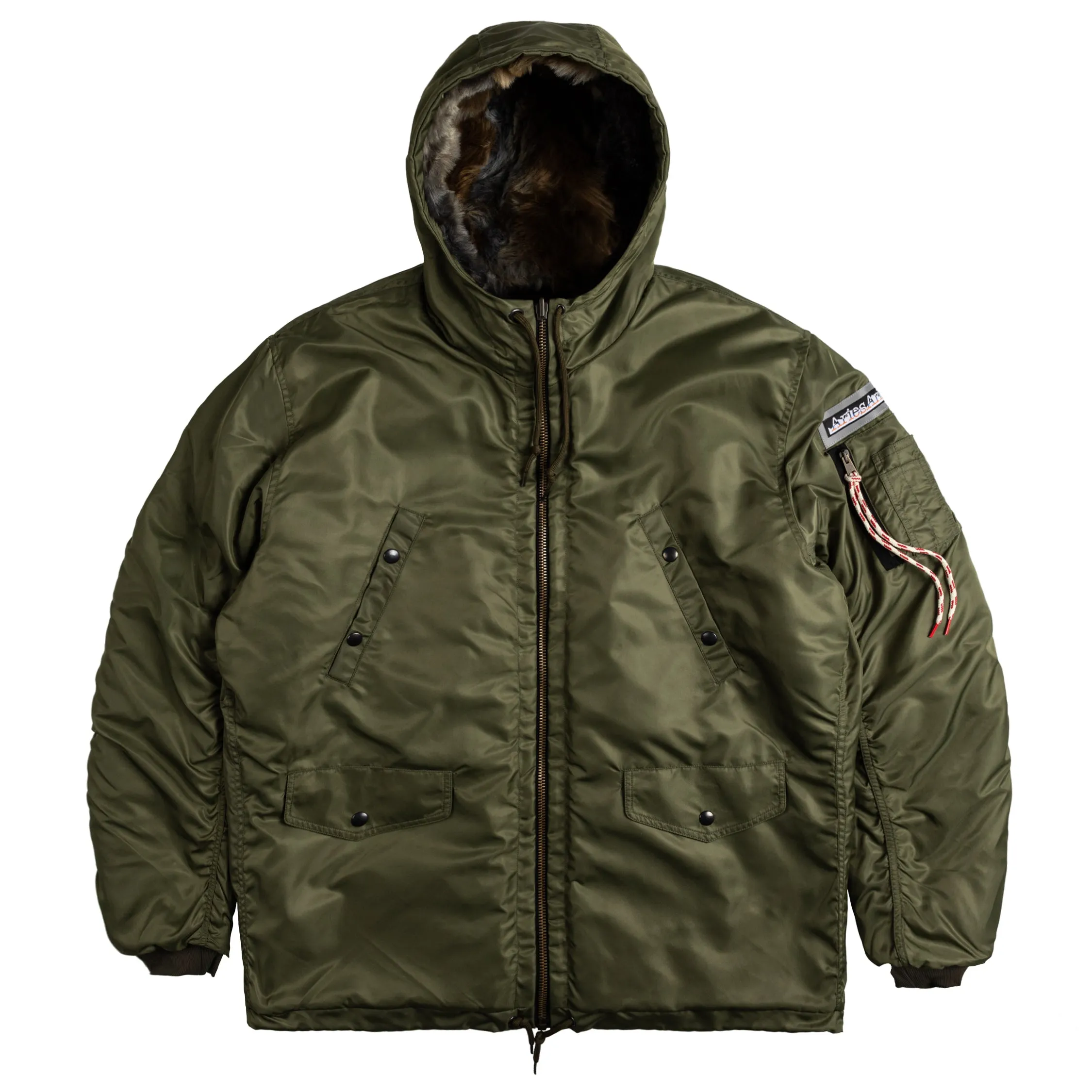 Aries Reversible Nylon Flight Parka sold by Asphalt Gold