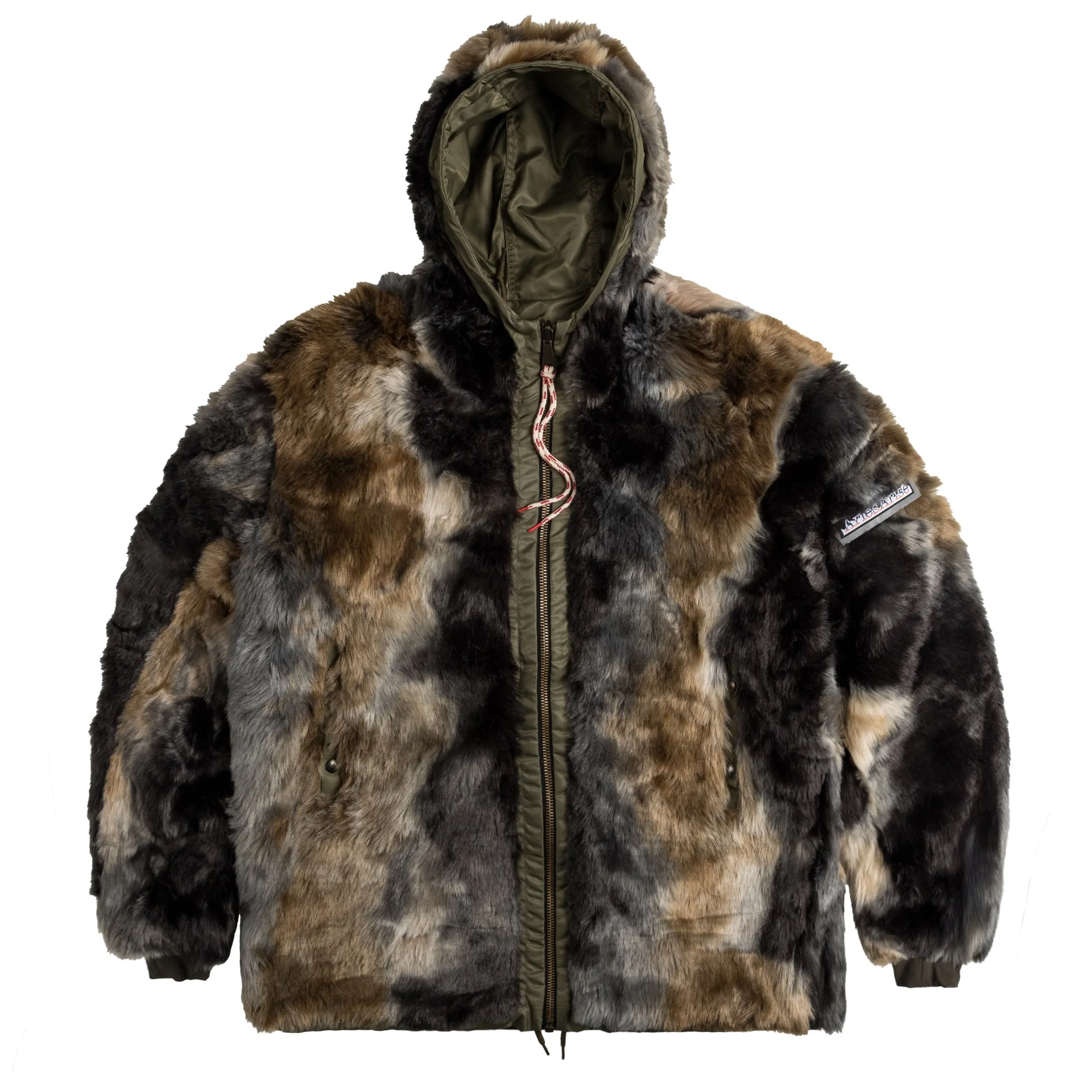 Aries Reversible Nylon Flight Parka sold by Asphalt Gold product image thumbnail 5