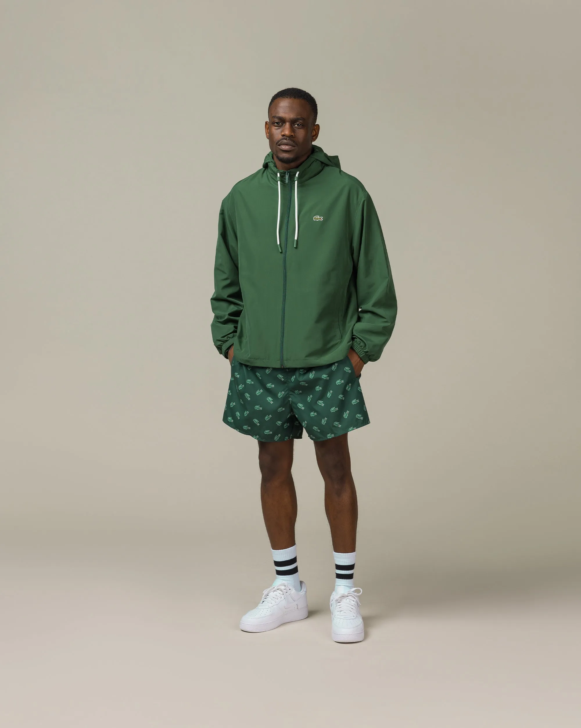 Lacoste Short Water Resistant Sportsuit Jacket sold by Asphalt Gold product image thumbnail 2