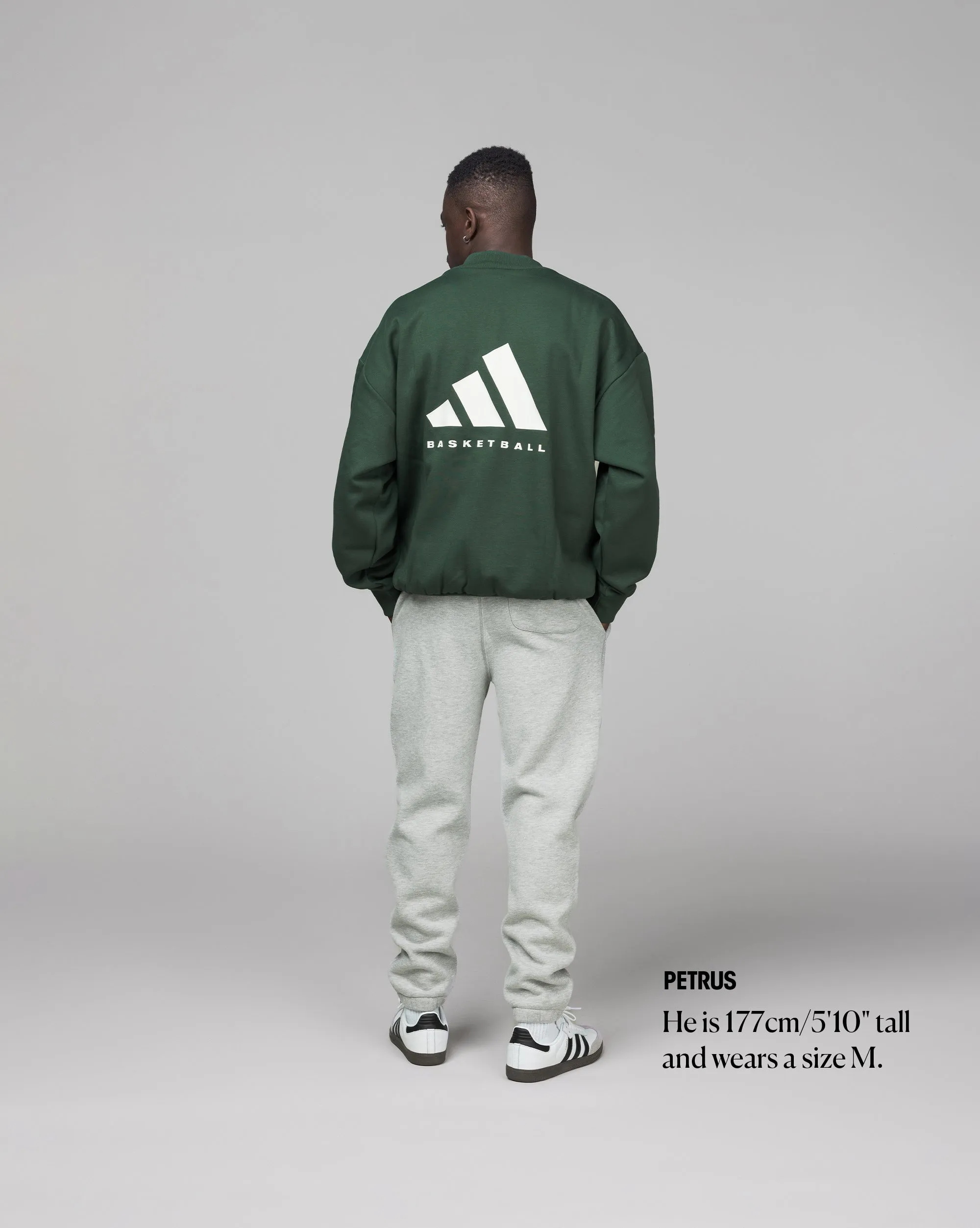 Adidas Basketball Fleece Crewneck sold by Asphalt Gold product image thumbnail 2
