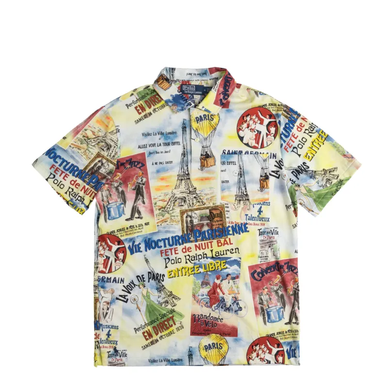 Polo Ralph Lauren Standard Fit Printed Jersey Polo Shirt sold by Asphalt Gold