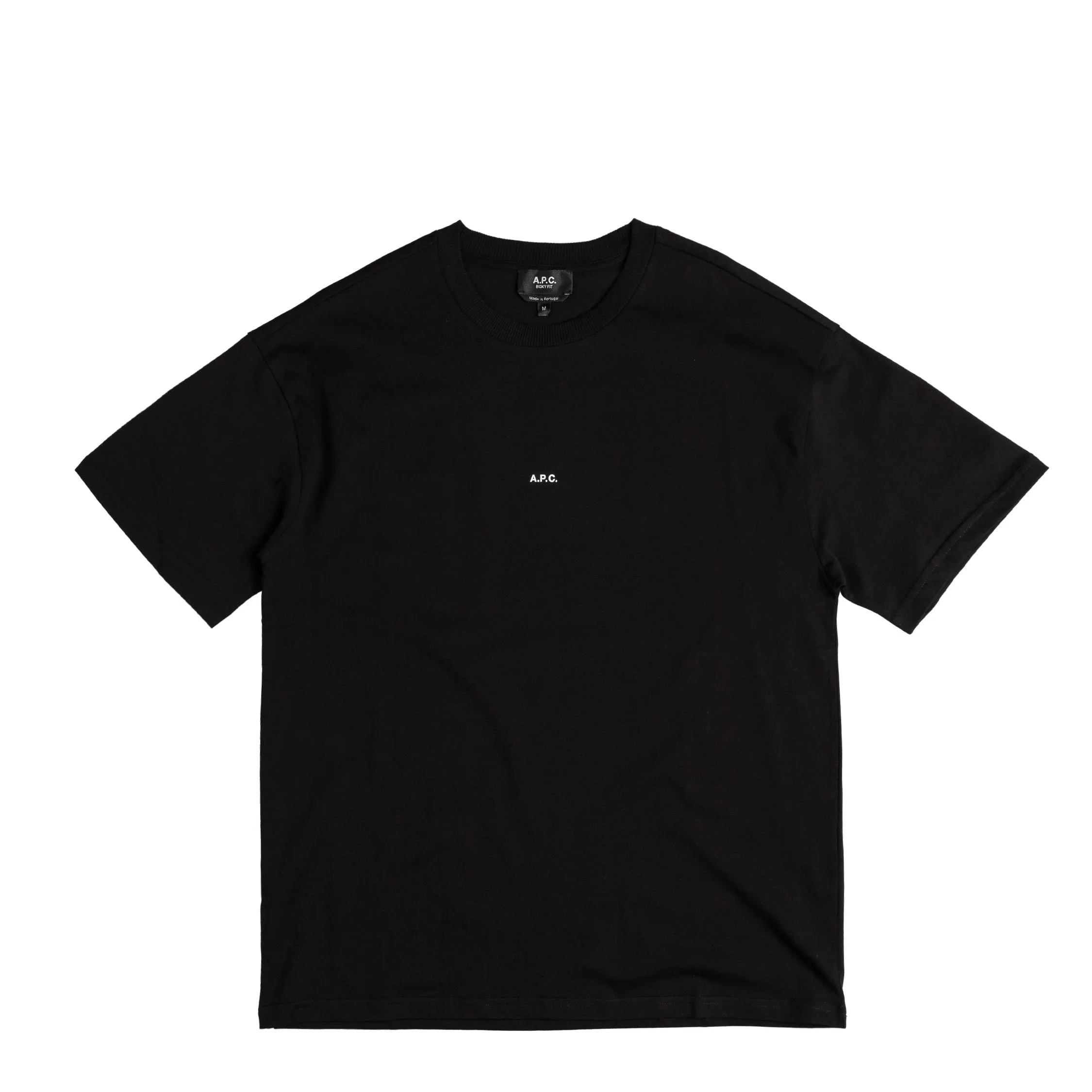 A.P.C. Boxy Micro Logo T-Shirt sold by Asphalt Gold