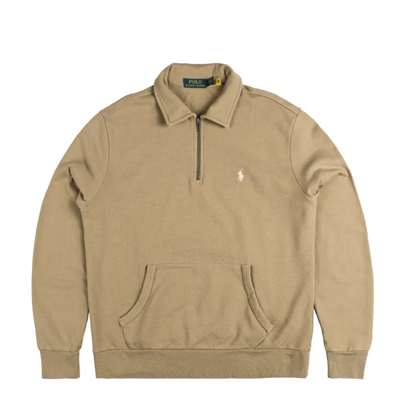 Polo Ralph Lauren Loopback-Fleece Quarter-Zip Sweatshirt sold by Asphalt Gold