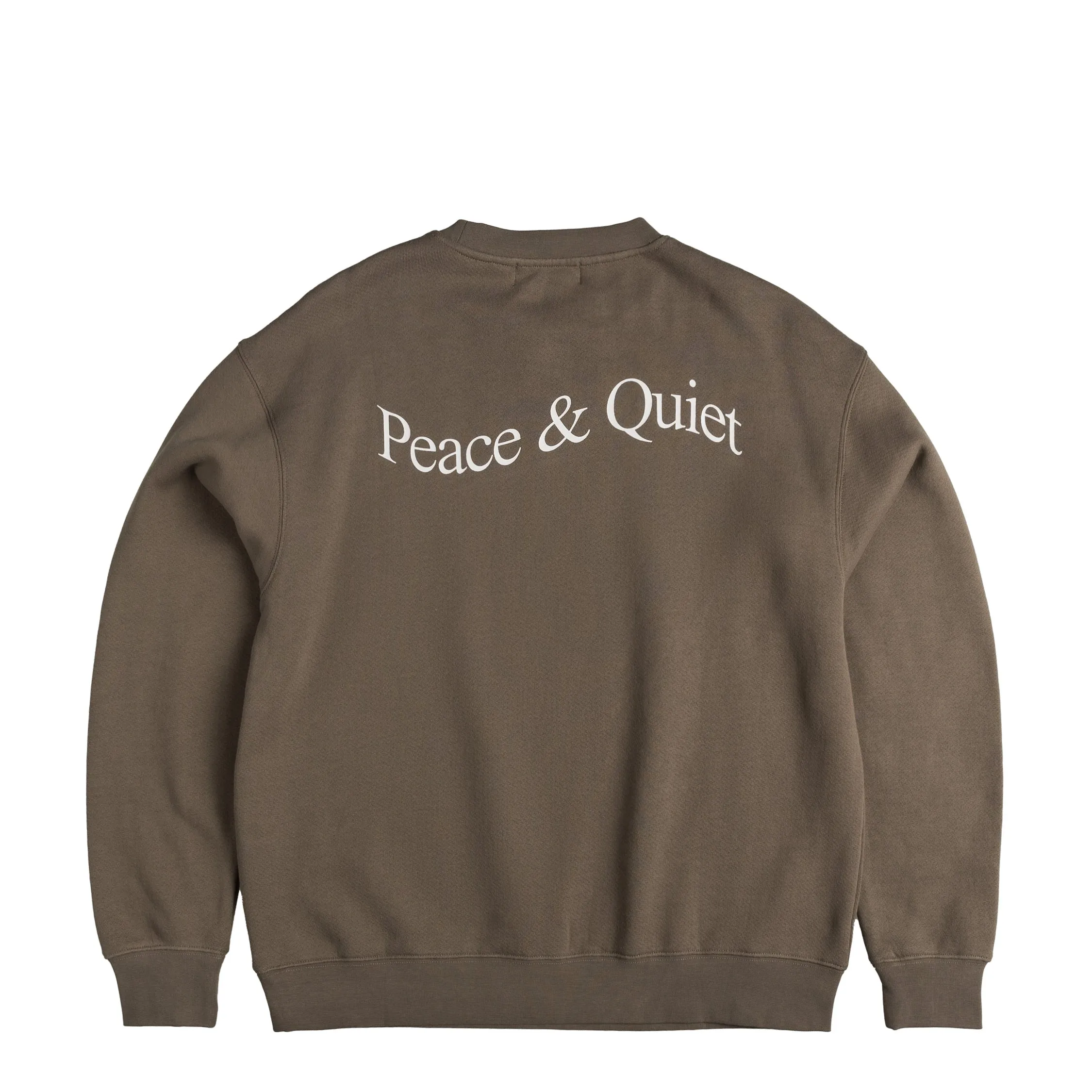 Museum of Peace & Quiet Wordmark Crewneck sold by Asphalt Gold