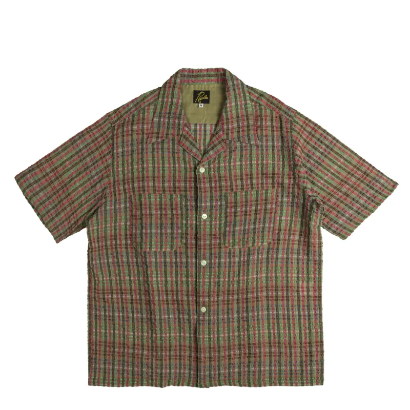 Needles One-Up Shirt - PE/R Chiffon Sucker Plaid sold by Asphalt Gold