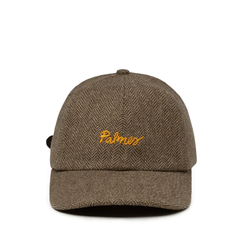 Palmes Written Wool 6-Panel Cap sold by Asphalt Gold