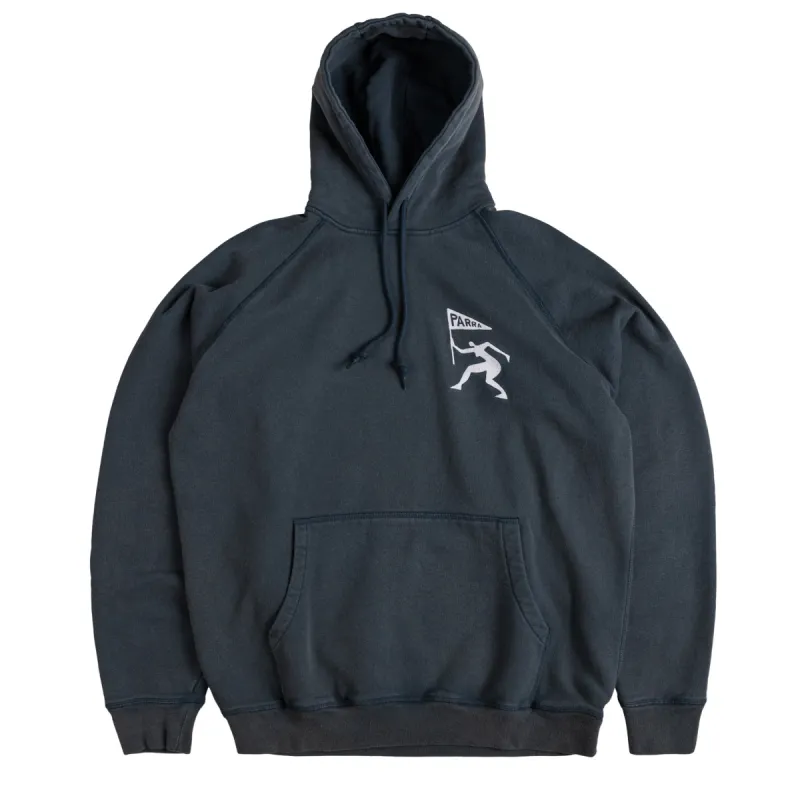 By Parra	Neurotic Mini Flag Hooded Sweatshirt sold by Asphalt Gold