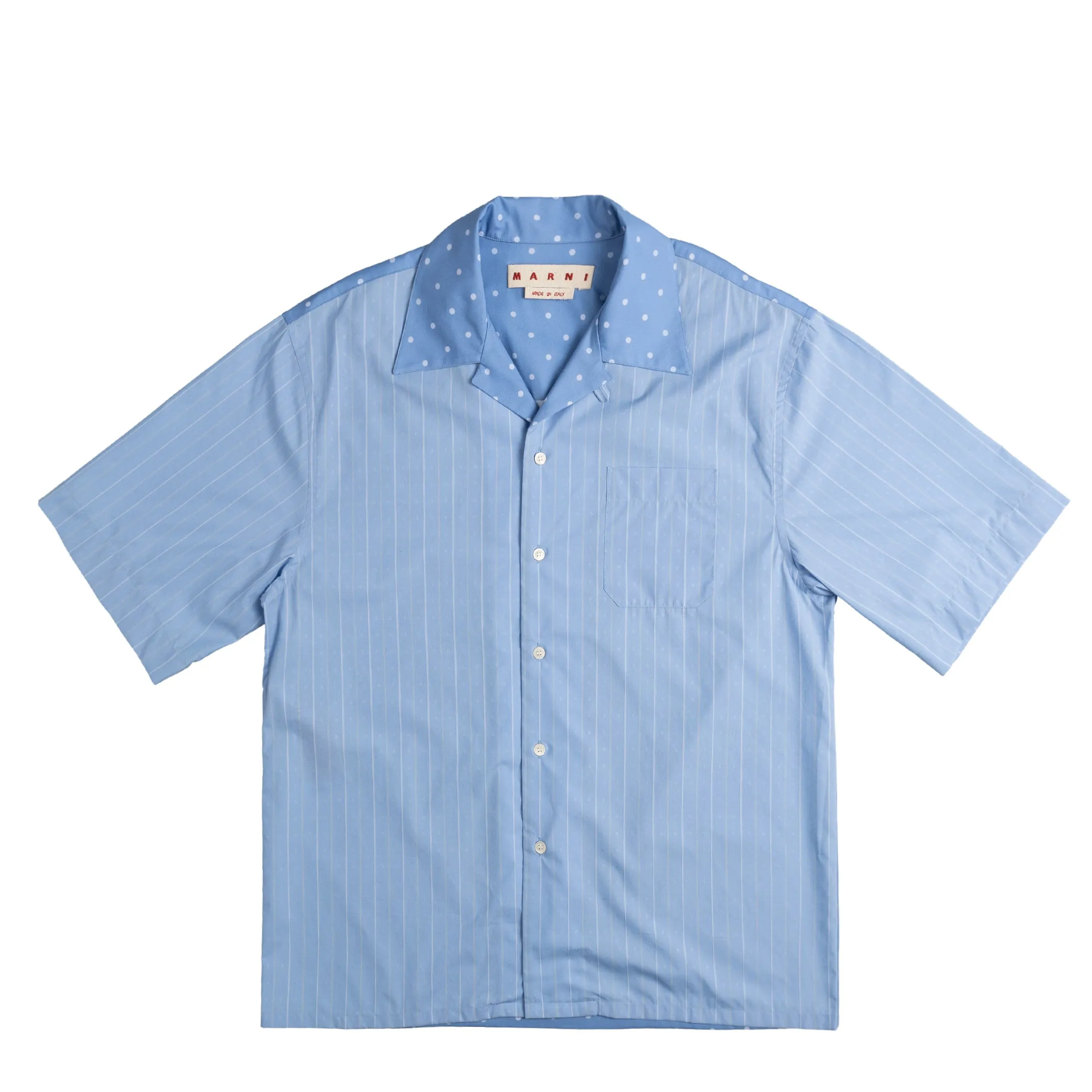 Marni Striped Jaquard Shirt sold by Asphalt Gold