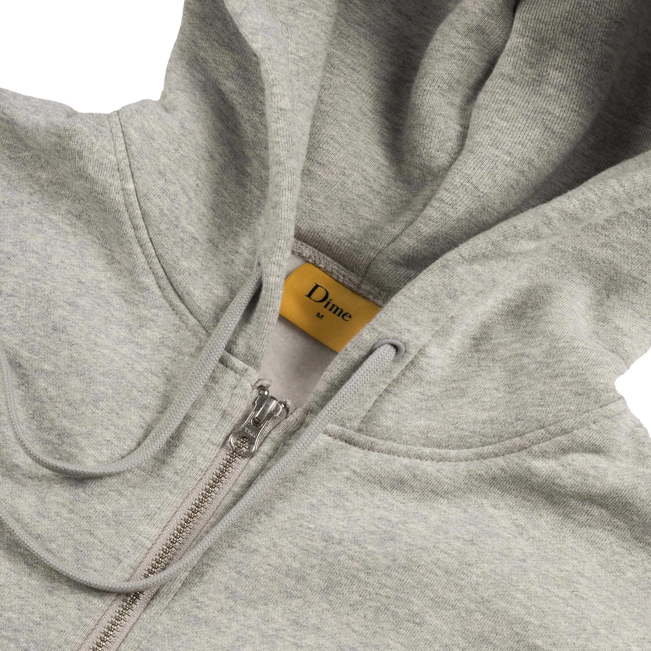 Dime Cursive Zip Hoodie sold by Asphalt Gold product image thumbnail 3