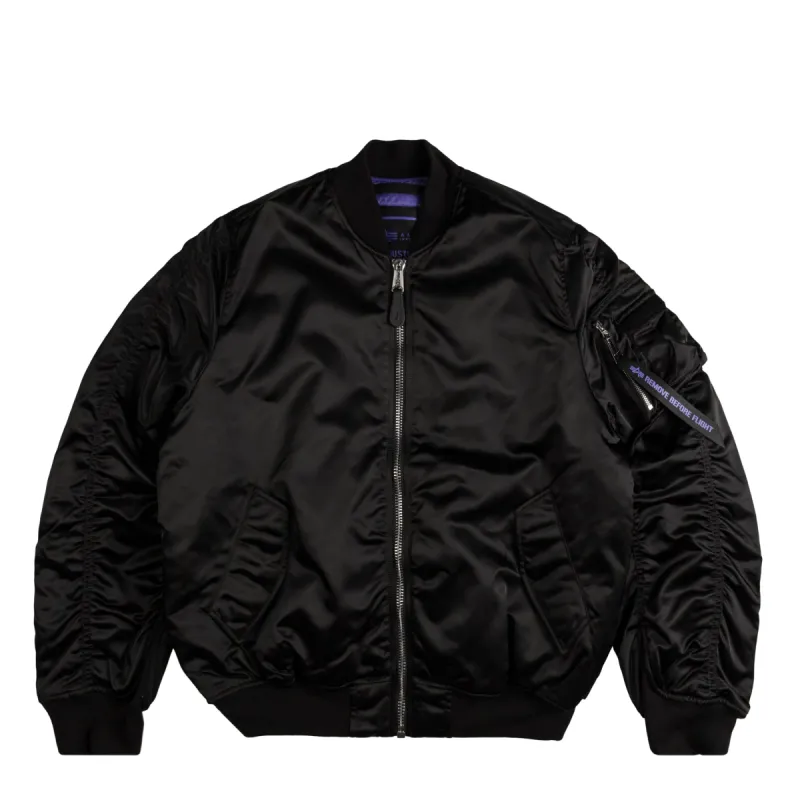 Alpha Industries Ultra Violet MA-1 sold by Asphalt Gold