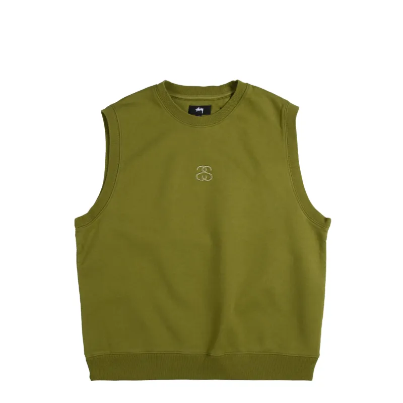 Stussy Link Fleece Vest sold by Asphalt Gold
