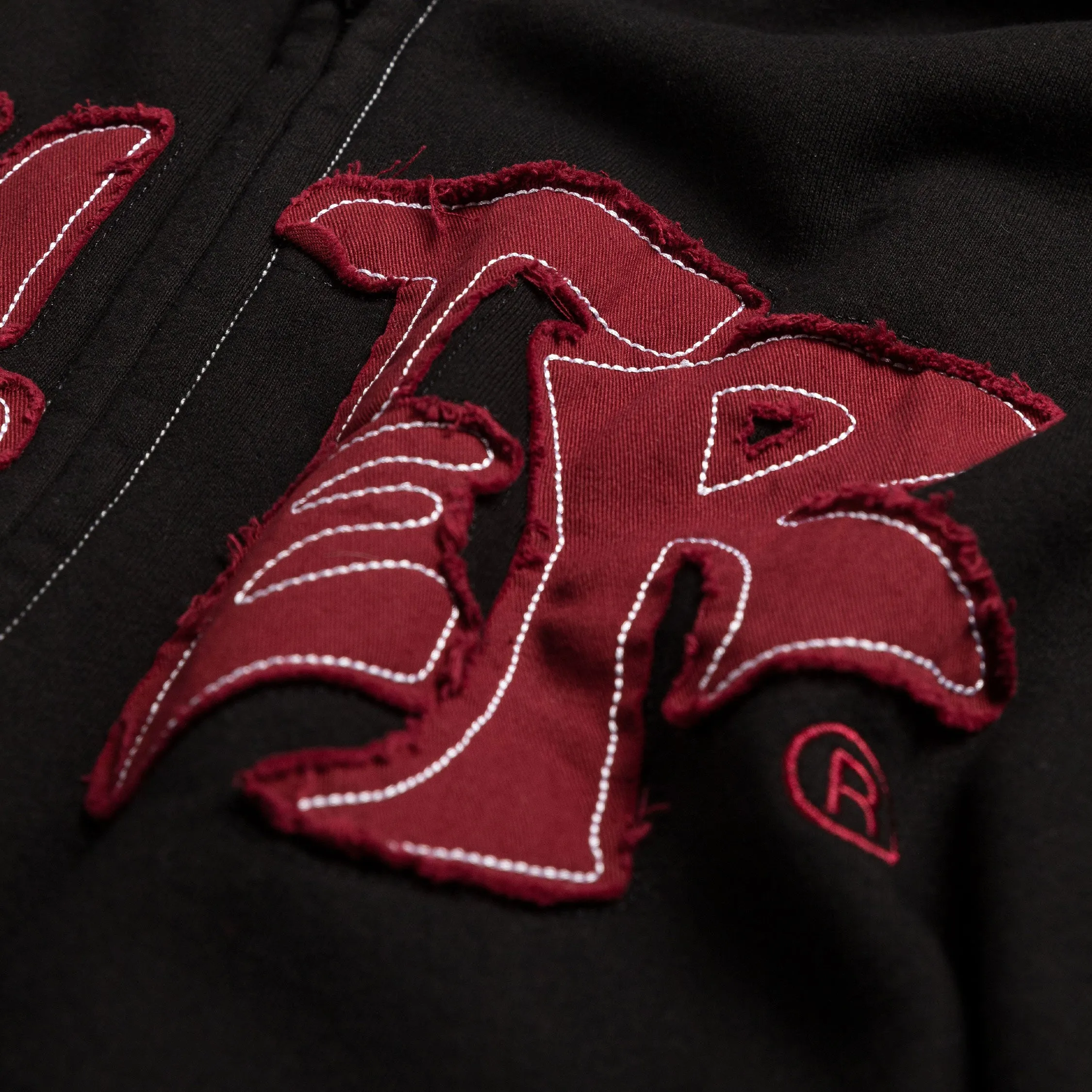 Butter Goods Fabric Applique Zip-Thru Hoodie sold by Asphalt Gold product image thumbnail 3