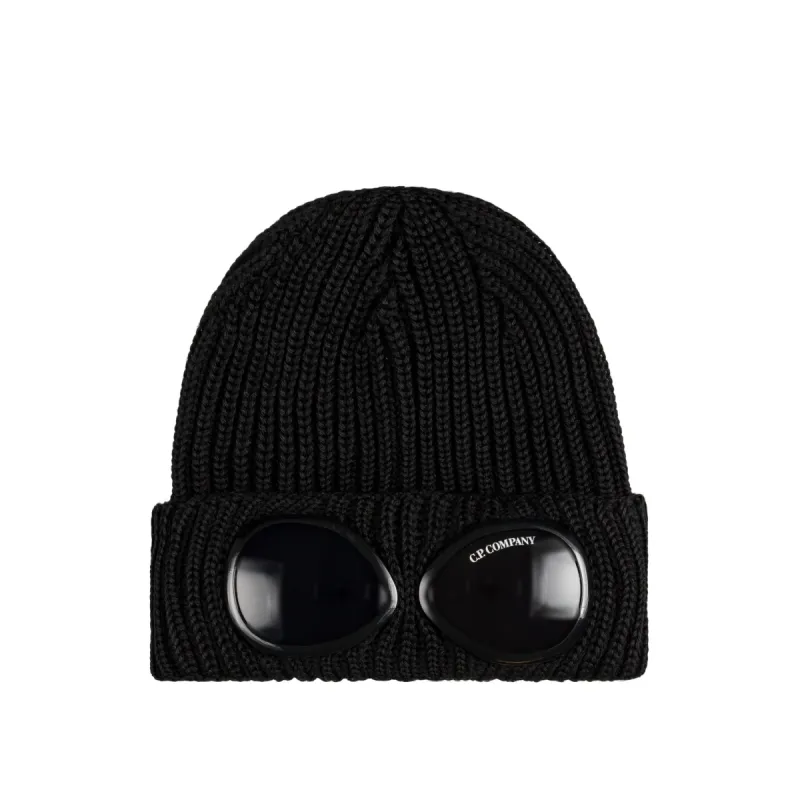 C.P. Company Extra Fine Merino Wool Goggle Beanie sold by Asphalt Gold