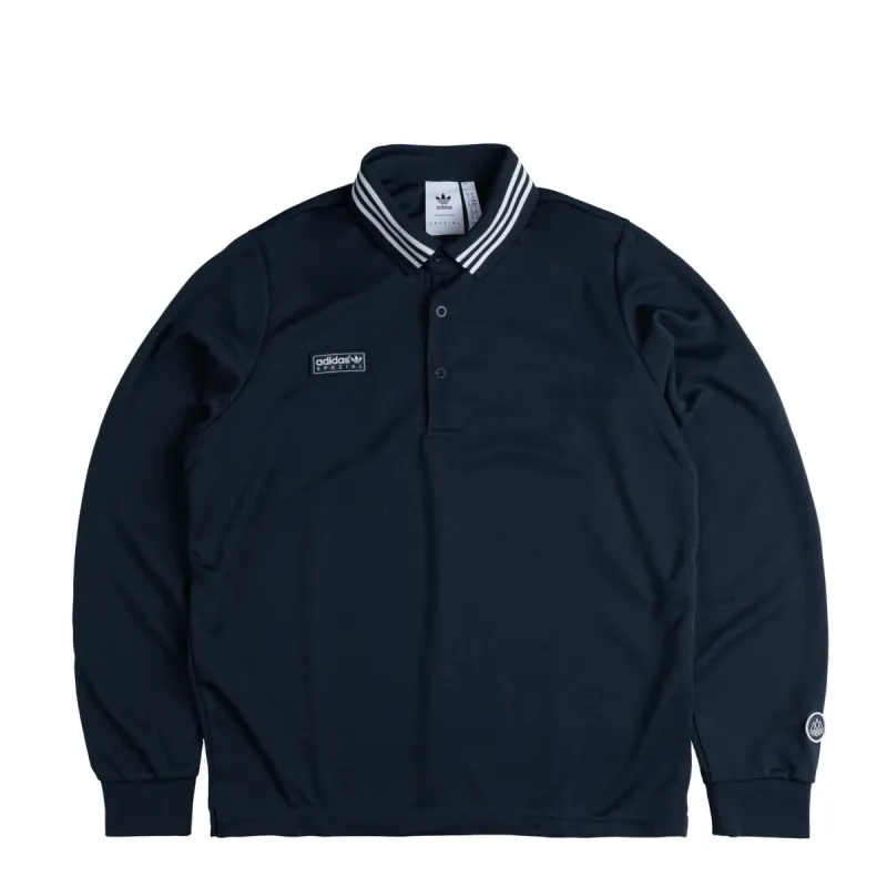 Adidas SPZL Long Sleeve Polo Shirt sold by Asphalt Gold
