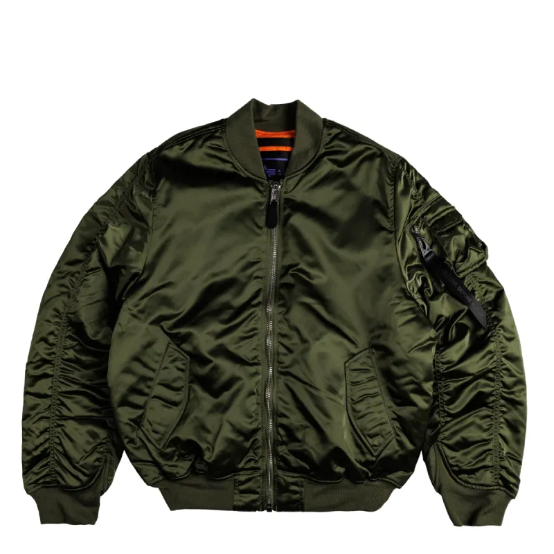 Alpha Industries Ultra Violet MA-1 sold by Asphalt Gold