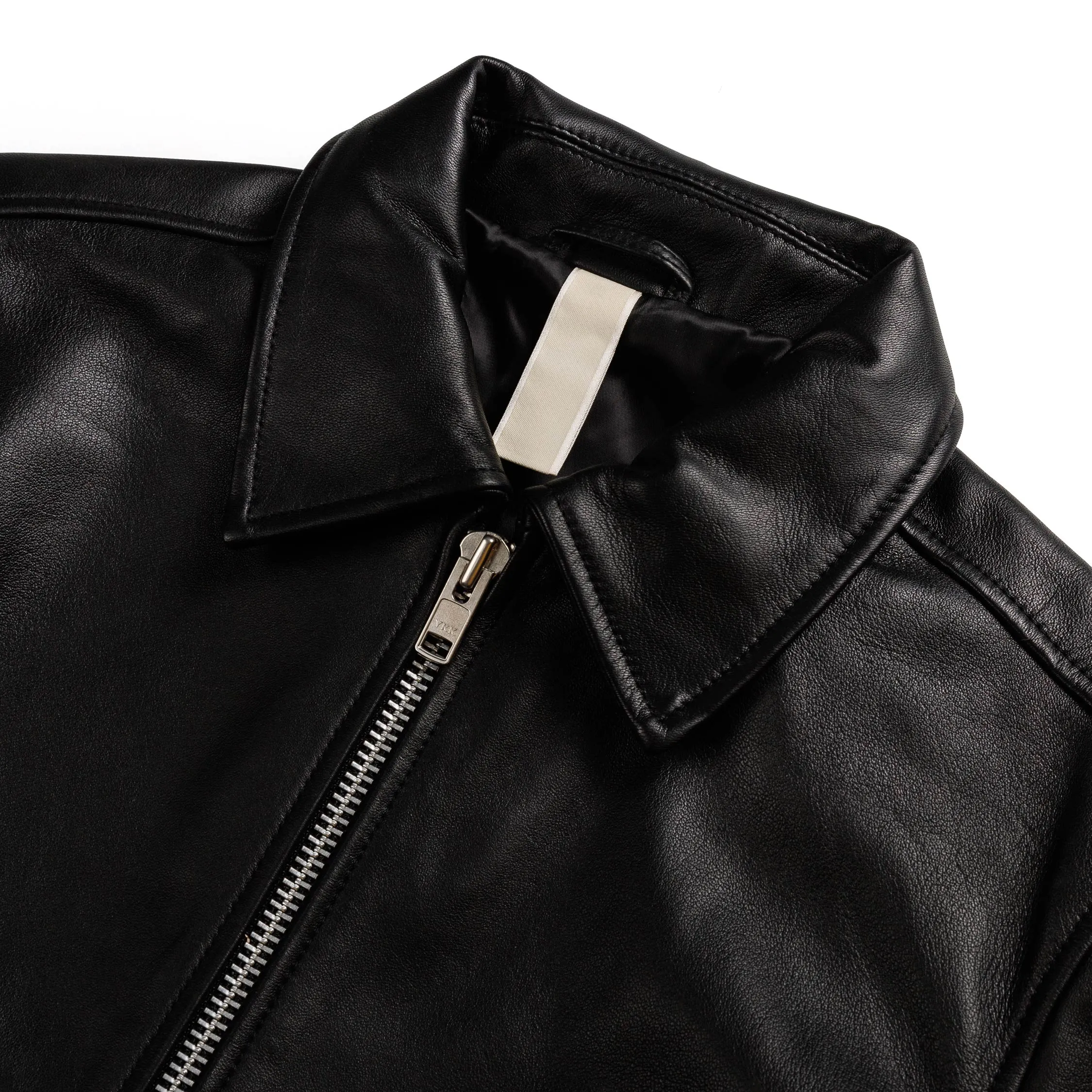 Sunflower Short Leather Jacket sold by Asphalt Gold product image thumbnail 4