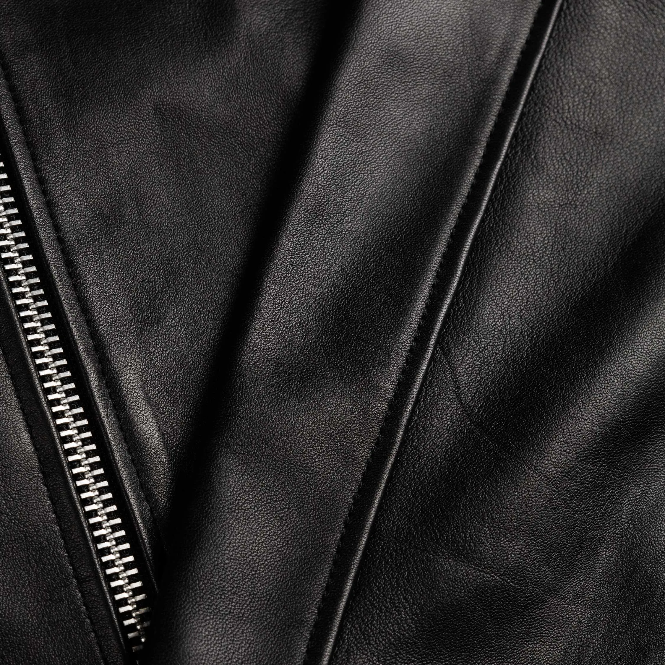 Sunflower Short Leather Jacket sold by Asphalt Gold product image thumbnail 5