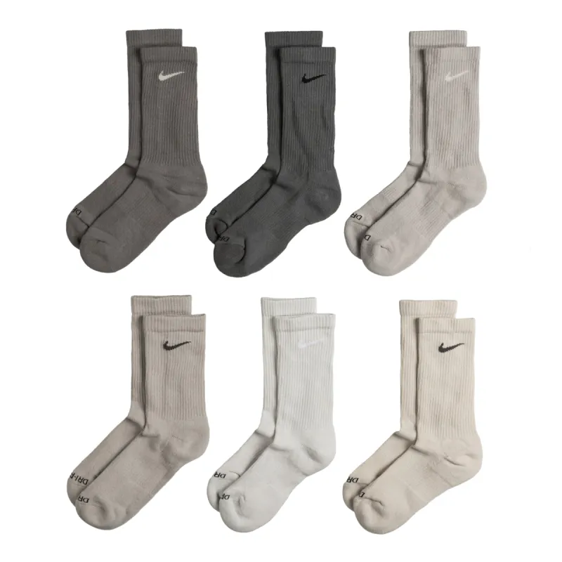 Nike Everyday Plus Cushioned Crew Socks 6 Pack sold by Asphalt Gold