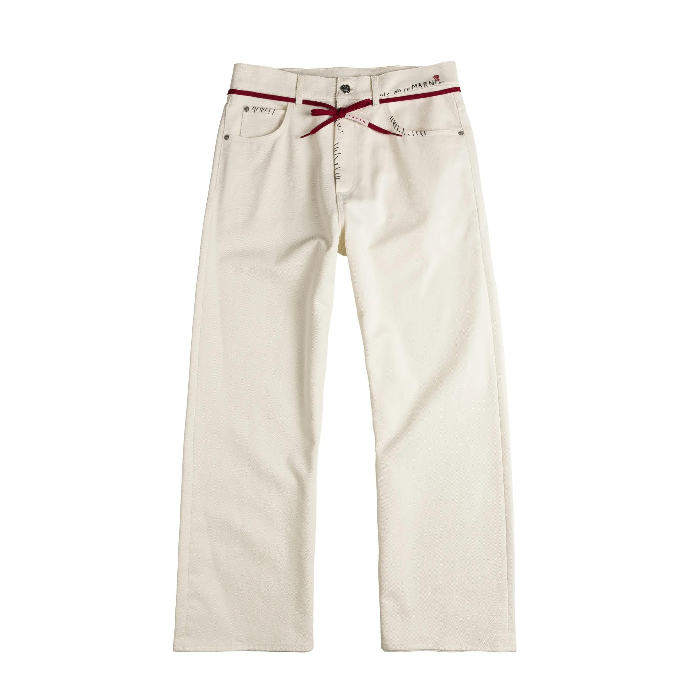Marni Drawstring Trousers sold by Asphalt Gold