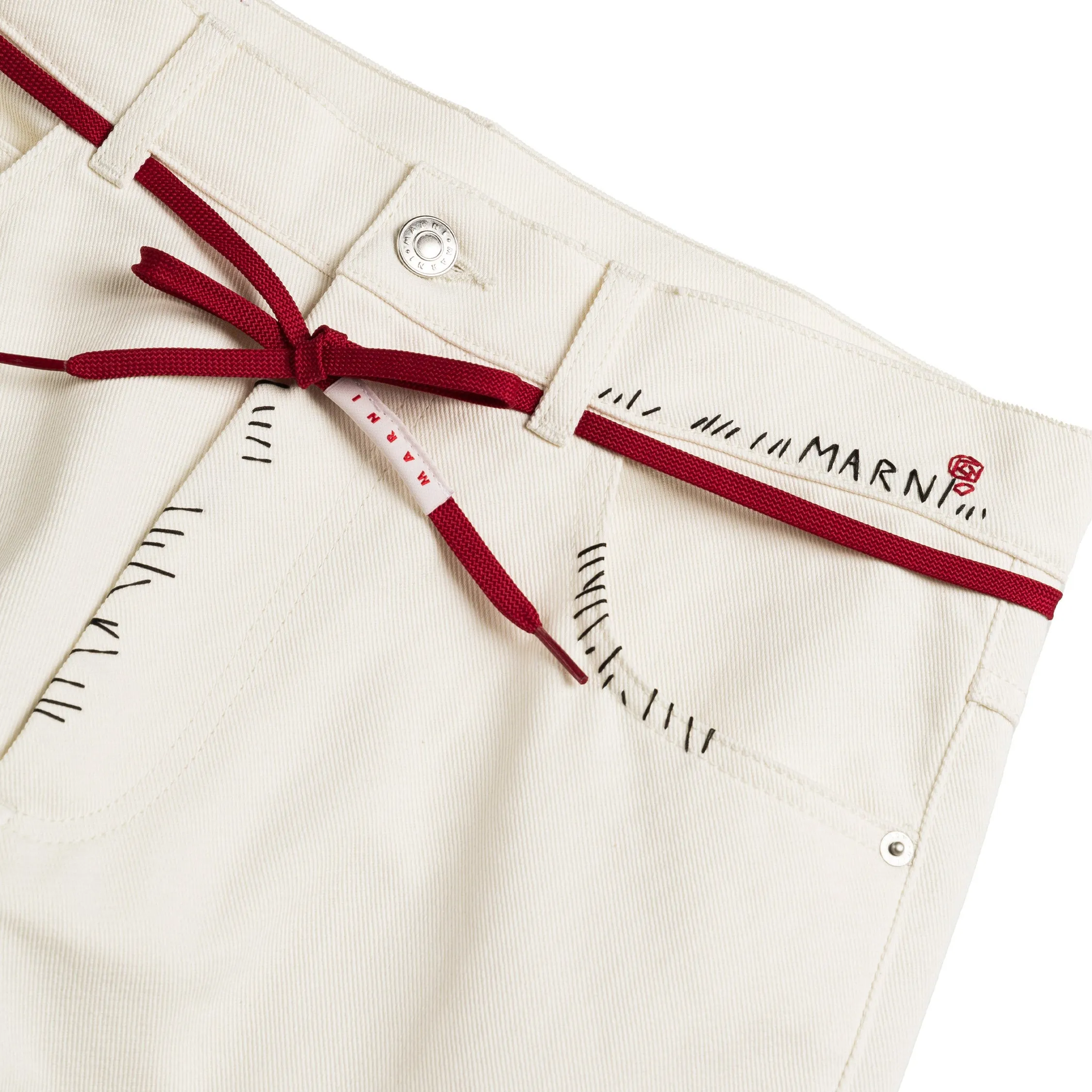 Marni Drawstring Trousers sold by Asphalt Gold product image thumbnail 4