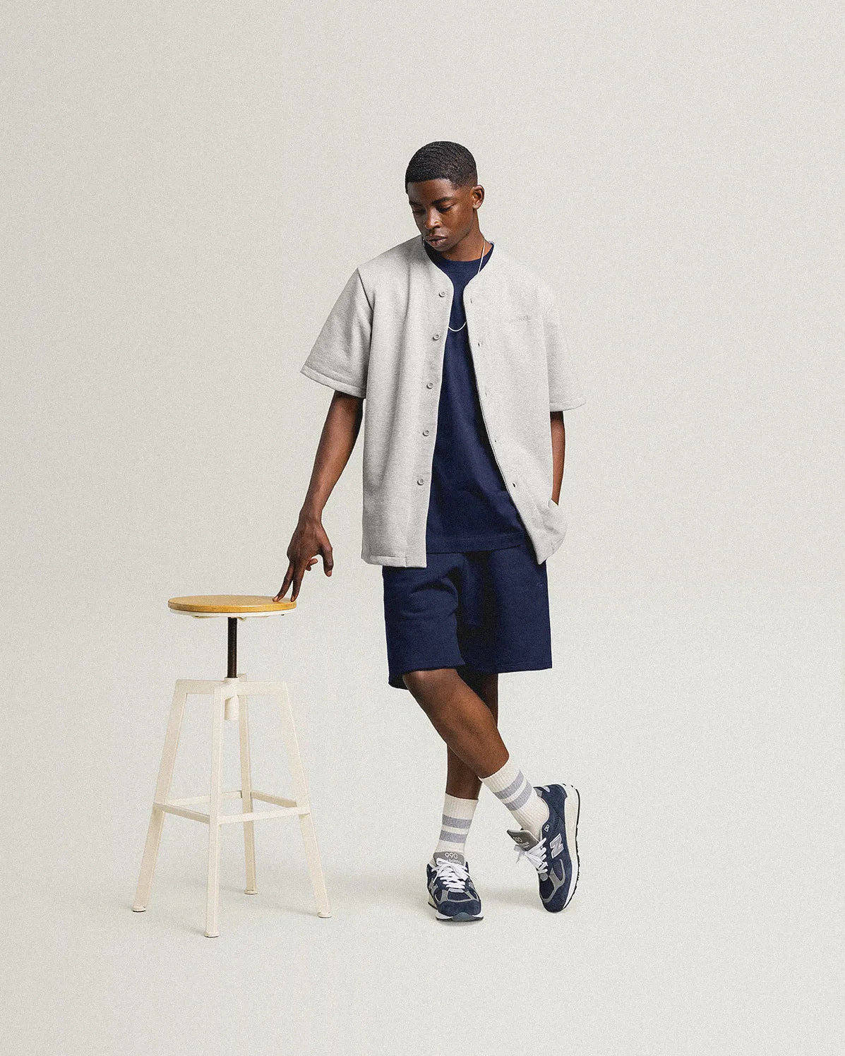 Asphaltgold Essential Sweat Baseball Shirt sold by Asphalt Gold product image thumbnail 2